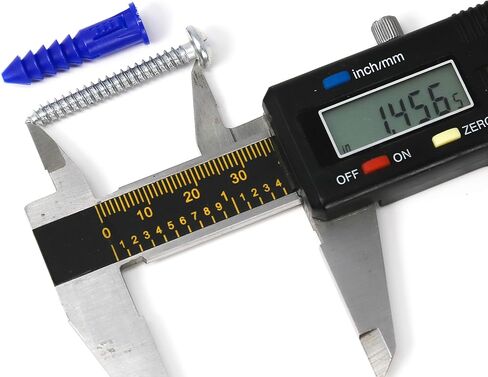 مجموعة متنوعة من مراسي التوسيع مع براغي مكونة من 50 قطعة، مصممة للجدران الجافة والجص، تتضمن 50 قطعة #10-#12 × 1-1/4 بوصة. مرساة بلاستيكية مضلعة و50 قطعة #10 × 1-1/2 بوصة. براغي ذاتية اللولبة in Kuwait