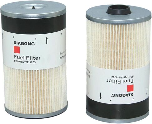 FS19765 2 قطعة فاصل للمياه عن الوقود يستبدل P550851 PF7930 WF10005 21737499 85120233 FS19763 PF7928 P550849 L9765 L9763FXL 33763 FS19764 FS19766 PF9814 102761 متوافق مع الكمون ISX in Kuwait