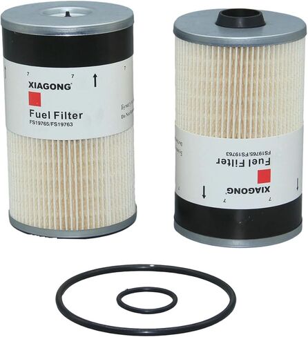 FS19765 2 قطعة فاصل للمياه عن الوقود يستبدل P550851 PF7930 WF10005 21737499 85120233 FS19763 PF7928 P550849 L9765 L9763FXL 33763 FS19764 FS19766 PF9814 102761 متوافق مع الكمون ISX in Kuwait