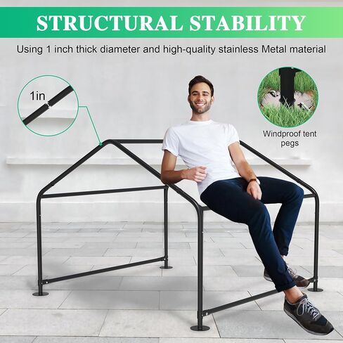 خيمة خارجية لمأوى الكلاب للكلاب الصغيرة والمتوسطة والكبيرة، بيت للكلاب في الهواء الطلق، بيوت للكلاب مقاومة للماء، بيوت للكلاب للحماية من الشمس للكلاب/القطط/الأرنب/الخنزير (رمادي، 35.75 بوصة طول × 28 بوصة عرض × 32 بوصة ارتفاع) in Kuwait