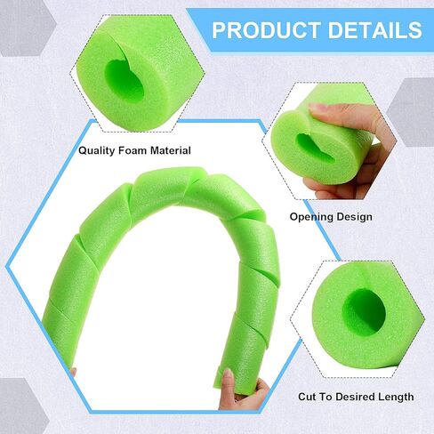 6 Pcs Swim Pool Noodles 27.5 Inch Hollow Swimming Pool Noodle Bulk Tube Pipe Wrap Insulation for Swimming Floating Craft Projects Padding Bumper(Multicolor) in Saudi Arabia