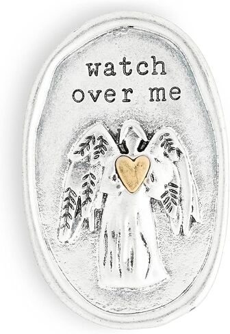 DEMDACO Angel Silver Tone 2 x 1.5 Iron Metal Guardian Angel Visor Clip in Saudi Arabia