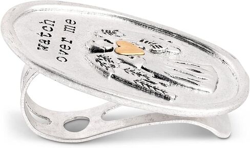 DEMDACO Angel Silver Tone 2 x 1.5 Iron Metal Guardian Angel Visor Clip in Saudi Arabia