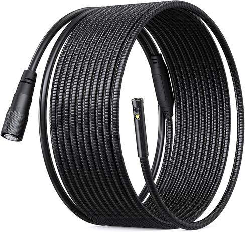 استبدال كابل كاميرا DEPSTECH بطول 16.5 قدم لكاميرا DS700 مقاس 7 بوصة IPS، وكاميرا فحص ثلاثية العدسات بدقة 1080 بكسل عالية الدقة، و10 مصابيح LED قابلة للتعديل، ومقاومة للماء IP67، وقطر 7.9 مم. in Kuwait