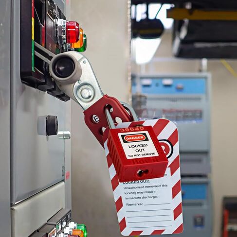 أقفال Loto -2 قفل قفل أزرق، مفتاحان مختلفان، مفتاحان لكل قفل، قفل Lagout متوافق مع OSHA. in Kuwait