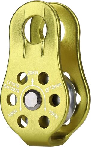 20kN Micro Pulley Climbing Pulley Aluminum Pulley in Saudi Arabia