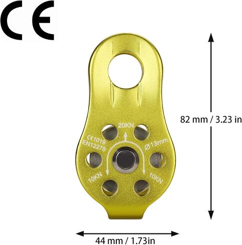 20kN Micro Pulley Climbing Pulley Aluminum Pulley in Saudi Arabia
