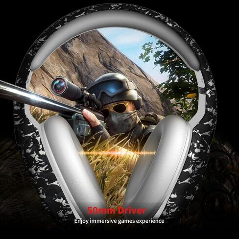 ZIUMIER Wired Gaming Headset for PC, PS5, PS4, Xbox Series X|S | Noise Canceling Microphone, LED RGB Light, 50mm Driver, 3.5mm Audio Jack, Soft Memory Foam, Multi-Platform Headphones in Saudi Arabia