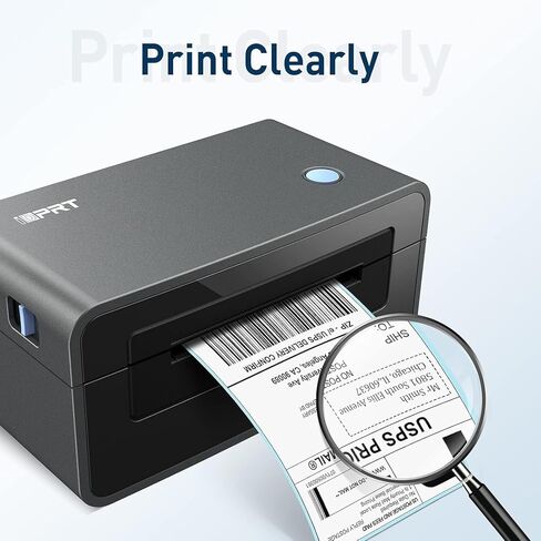 iDPRT 500 قطعة 4 × 6 ملصقات شحن، ملصق شحن مباشر حراري، ملصقات قابلة للطي بمروحة، ملصق شحن حراري لطابعة الملصقات، ملصقات لكل كومة، ملصقات فارغة للعناوين للمكتب، ملصقات لاصقة قوية in Kuwait