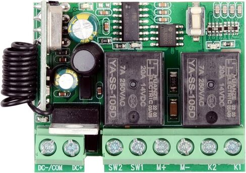 مفتاح التحكم عن بعد بمحرك DC 12V 24V 36V للأبواب التلسكوبية، والمحركات الكهربائية، والمحركات الخطية الأمامية والخلفية وما إلى ذلك (نموذج مغلق) in Saudi Arabia