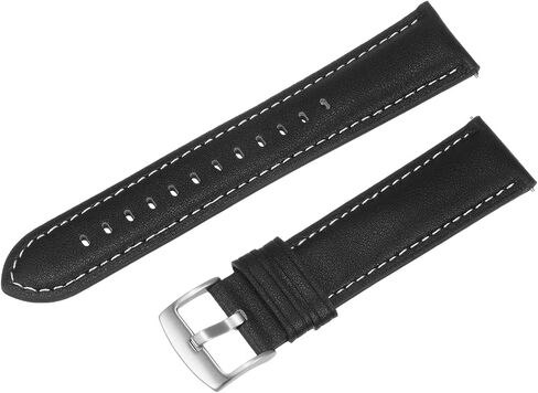 Leather Watch Band Quick Release Flexible Fit Breathable Vintage Leather Watch Strap with Spring Bar for Most Men Women Watch Smartwatch in Saudi Arabia