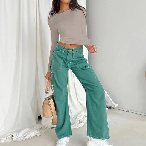 Womens Basic Shirts Women's Casual Crewneck Slim Tight T Shirts Going Out Crop Soft Cotton Tops in Saudi Arabia