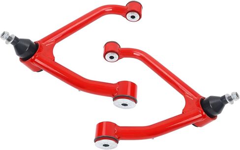 أذرع التحكم العلوية الأمامية 2-4 بوصة لـ 2007-2018 سيلفرادو 1500 جي إم سي سييرا 1500 مع وصلة كروية، 2-4 بوصة تعليق رفع أذرع تحكم أنبوبية قابلة للتعديل لـ 07-14 يوكون تاهو سوبربان (أحمر) in Kuwait