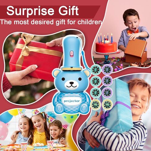 Toddler Toy Flashlight Projector - Kids Christmas-Toys Flashlight Learning for Boys Girls Age 3 4 5, 64 Fruits Car Animals Dinosaurs Numbers 26 Letter Patterns, Nightlight Toy for Cognition Bedtime in Kuwait