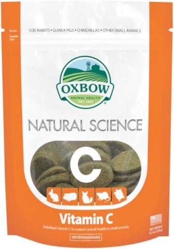 مكمل فيتامين C للحيوانات الصغيرة من Oxbow Natural Science - عدد 60 - 3 عبوات in Saudi Arabia