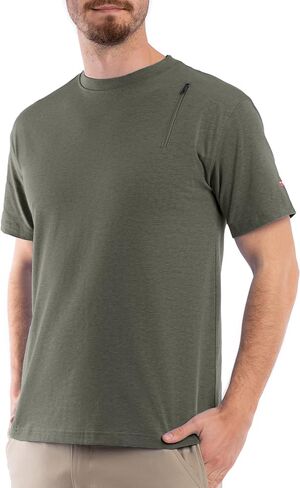 SCOTTeVEST Men's Bamboo T-Shirt | 3 Pockets | Anti-Pickpocket in Saudi Arabia