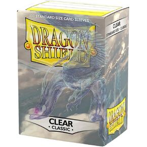 Dragon Shield Standard Size Card Sleeves – Classic White 100 CT - MTG Card Sleeves are Smooth & Tough - Compatible with Pokemon, Yugioh, & Magic The Gathering Card Sleeves in Kuwait