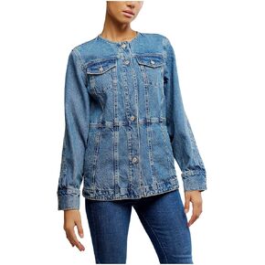 Free People womens Lula Denim Jacket in Kuwait