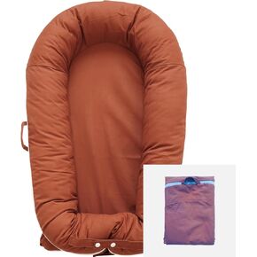 Deluxe Lounger Cover | 100% Cotton Baby Lounger Extra Cover for Dockatot Deluxe | Hypoallergenic Infant Baby Nest Replacement | Cover Only (Mistyrose) in Kuwait