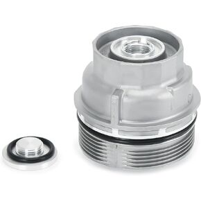 غطاء مبيت فلتر الزيت 15620-31060 متوافق مع Toyota 2007-2022 Camry 2010-2022 4Runner 2005-2022 Avalon Fj Cruiser RAV4 وLexus RX330 حامل غطاء مبيت فلتر الزيت 1562031060 + قابس 15643-31050 in Kuwait