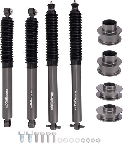 maXpeedingrods 2" Lift Kit for Jeep Grand Cherokee WJ 4WD 1999-2004, Suspension Lift Kit w/Shocks, G1 Version, Gray in Saudi Arabia