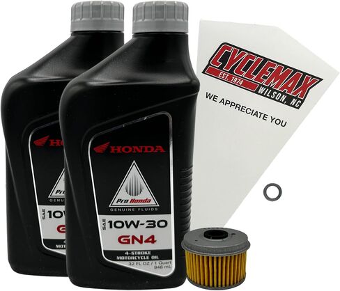 Standard GN4 10W-30 Oil Change Kit compatible with 2021-2024 Honda CRF300L in Saudi Arabia