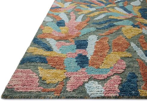 Loloi Tilly Collection TIL-05 Green/Multi 5'-0" x 7'-6" Area Rug in Saudi Arabia