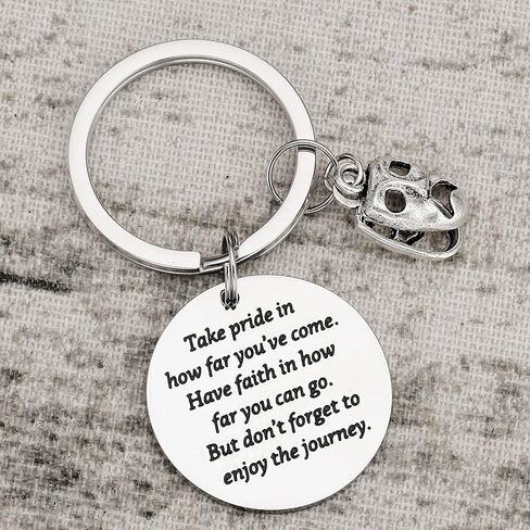 Theater Gifts Keychain for Women Men Actress Present Comedy Tragedy Keychains Jewelry Theater Keychain in Saudi Arabia