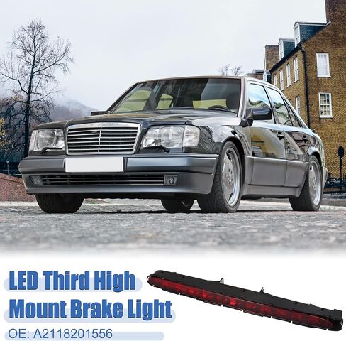 X AUTOHAUX High Level Third Rear Brake Stop Light A2118201556 for Mercedes-Benz E 320 4Matic Base 3.2L V6 - Gas 2004 Red in Saudi Arabia