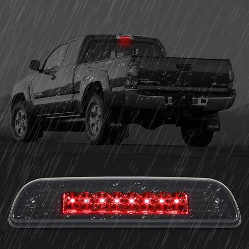 High Mount 3rd Stop Light For 1995-2016 Tacoma Third Center Cargo Reverse Rear LED Brake Light Bar Taillight (Red) in Saudi Arabia