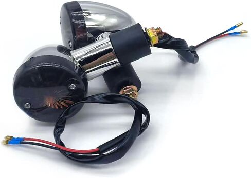 2pcs Universal Motorcycle Turn Signals Front Rear Turn Signal Blinker Light Compatible with Yamaha Motorcycle Bike Cruiser Bobber Chopper Shadow Honda Harley Kawasaki Suzuki in Saudi Arabia