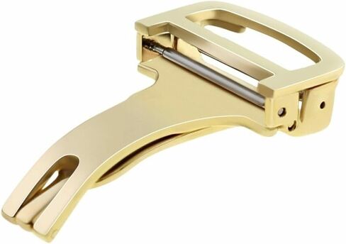 Ewatchparts 16mm Deployment Buckle Clasp Compatible With Cartier Calibre Leather Watch Band Strap Gold in Saudi Arabia
