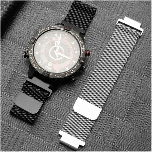 Fit For Men's TIMEX T2N720 T2N721 TW2R55500 T2N739 fit for Garmin Soild Stainless Steel Watchband Watch Strap 24 * 16mm Lug End Metal Bracelet in Saudi Arabia