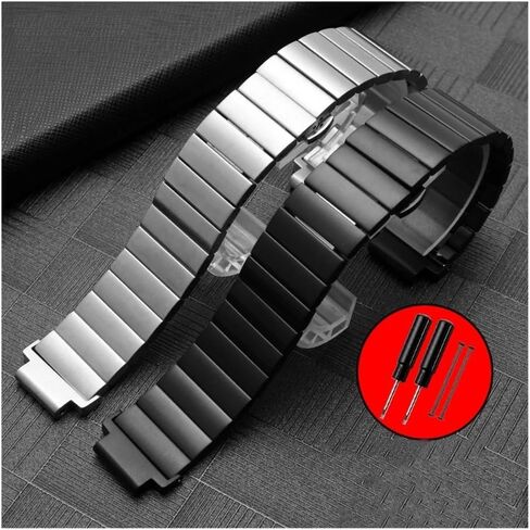 Fit For Men's TIMEX T2N720 T2N721 TW2R55500 T2N739 fit for Garmin Soild Stainless Steel Watchband Watch Strap 24 * 16mm Lug End Metal Bracelet in Saudi Arabia