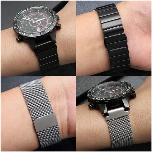 Fit For Men's TIMEX T2N720 T2N721 TW2R55500 T2N739 fit for Garmin Soild Stainless Steel Watchband Watch Strap 24 * 16mm Lug End Metal Bracelet in Saudi Arabia