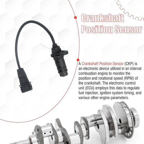 391802C500 Crankshaft Position Sensor Compatible with Genesis Coupe 2010-2014 2.0L L4 in Saudi Arabia