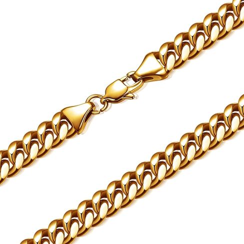 18K gold bracelet, women's hip-hop mesh bracelet, men's solid Miami Cuban bracelet, Valentine's Day/Birthday/Christmas gift box packaging in Saudi Arabia