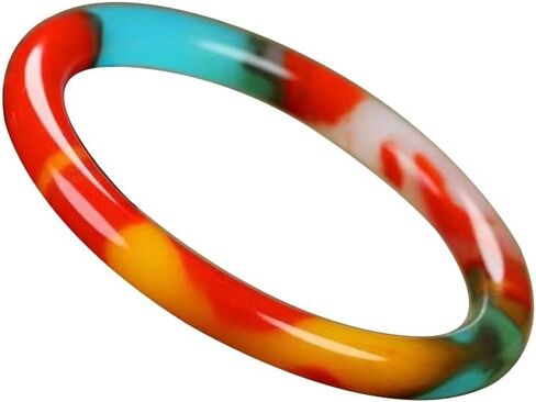 URED حجر اليشم الطبيعي الإسورة للنساء حسن الحظ الإسورة الجولة فنغ شوي الإسورة موضة أنيقة حجر اليشم الإسورة in Kuwait