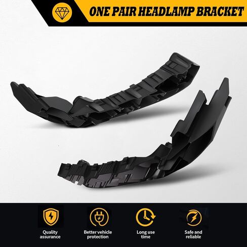 Front Bumper Headlight Support Brackets 1 Pair Compatible with 2014-2016 Grand Cherokee Bumper Brackets 68223469AA 68223470AA in Saudi Arabia