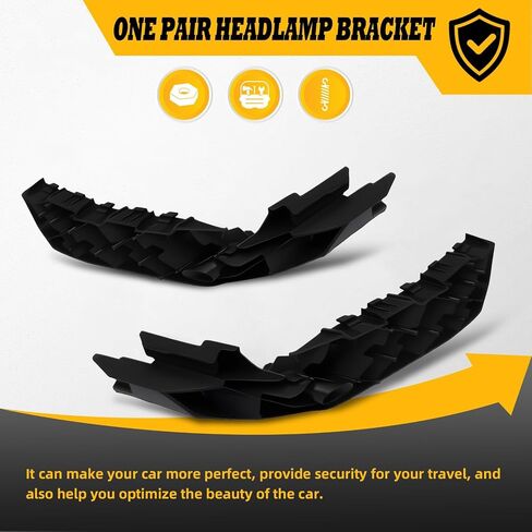 Front Bumper Headlight Support Brackets 1 Pair Compatible with 2014-2016 Grand Cherokee Bumper Brackets 68223469AA 68223470AA in Saudi Arabia