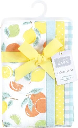Hudson Baby Unisex Baby Cotton Flannel Burp Cloths, Jungle, One Size in Saudi Arabia
