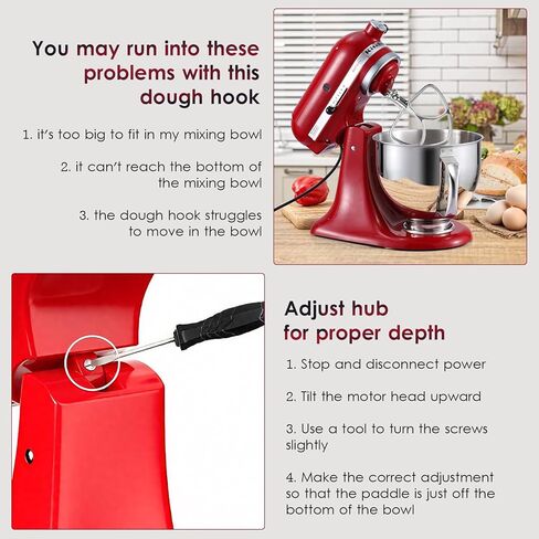 K45B Coated Flat Beater for Kitchenaid Stand Mixer,4.5-5 Quart Flat Beater Replacement for Kitchenaid Mixer Attachments,White in Kuwait