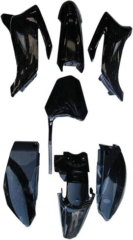 Plastics Fender Body Kit for Pit Bike TTR-R110E (Black) in Saudi Arabia