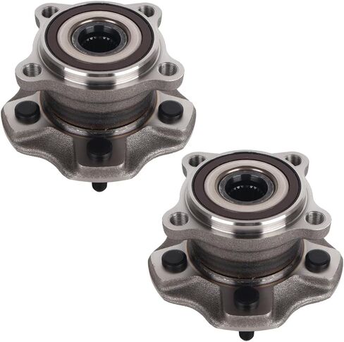 مجموعة محور تحمل العجلات الخلفية Autoround 512365 متوافقة مع Toyota Highlander 2014-2023/ Sienna 2021-2023، Lexus RX350 2010-2022/ RX350L/ RX450h/ RX450hL، 5 عروات مع ABS [زوج] in Saudi Arabia