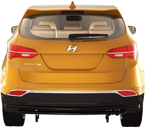 VANGUARD VGRBG-1291-1274BK واقي مصد خلفي بطبقة مزدوجة من مسحوق أسود | متوافق مع 15-24 Ford Edge باستثناء نماذج التيتانيوم / 13-24 Mazda CX-5 in Saudi Arabia