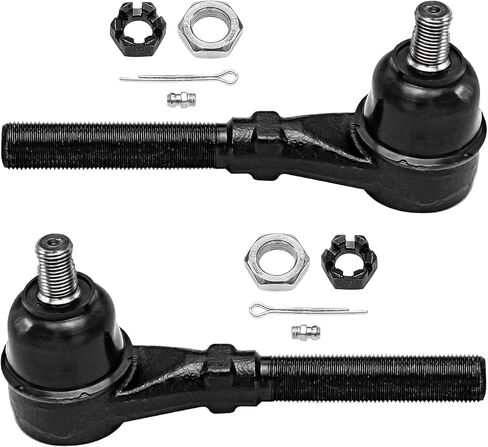 Detroit Axle - 4WD Front 6pc Suspension Kit for Ford Expedition F-150 F-250 Lincoln Navigator, 4 Inner Outer Tie Rod Ends 2 Adjusting Sleeves Replacement in Saudi Arabia