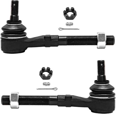 Detroit Axle - 4WD Front 6pc Suspension Kit for Ford Expedition F-150 F-250 Lincoln Navigator, 4 Inner Outer Tie Rod Ends 2 Adjusting Sleeves Replacement in Saudi Arabia