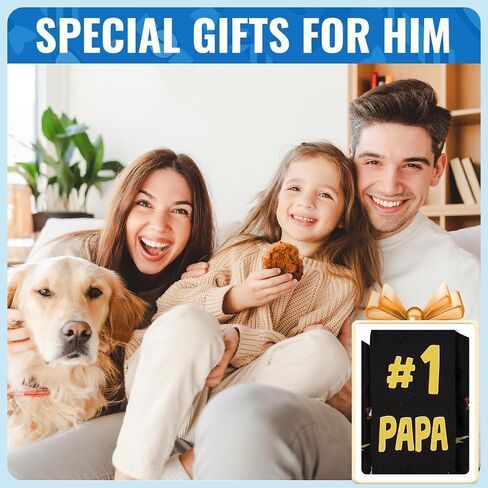 جوارب HAPPYPOP المرحة له - هدايا لابن بابا الجد، هدايا رائعة للرجال in Kuwait