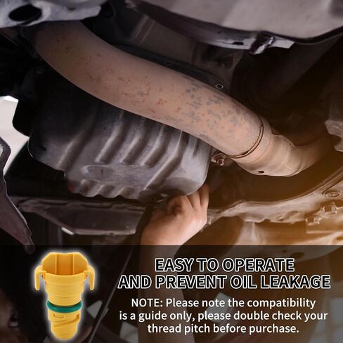 مجموعة واحدة من قابس تصريف الزيت لسيارة Ford F-250 F-350 F-450 F-550 Super Duty 2011-2012 إصلاح خيط زيت المحرك مع حلقة مطاطية برتقالية in Saudi Arabia