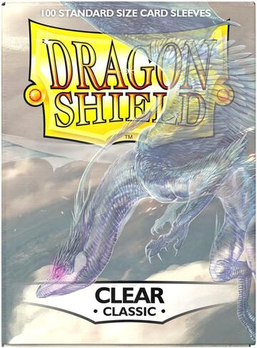 Dragon Shield Standard Size Card Sleeves – Classic White 100 CT - MTG Card Sleeves are Smooth & Tough - Compatible with Pokemon, Yugioh, & Magic The Gathering Card Sleeves in Kuwait